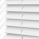 ColorizedPLA Arctic White Faux Wood Blind - 50mm Slat 3162