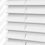 ColorizedPLA Arctic White Faux Wood Blind - 50mm Slat 3162