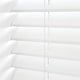 ColorizedPLA Frost White Faux Wood Blind - 50mm Slat 3164