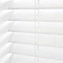 ColorizedPLA Frost White Faux Wood Blind - 50mm Slat 3164