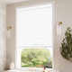 ColorizedZoom Frost White Faux Wood Blind - 50mm Slat 3164