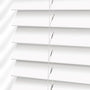 ColorizedPLA Alto White Faux Wood Blind - 50mm Slat 3163