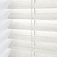 ColorizedPLA Chalk White Grain Faux Wood Blind - 50mm Slat 3166