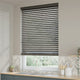 ColorizedZoom Graphite Grain Faux Wood Blind - 50mm Slat 3168