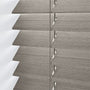 ColorizedPLA Grey Silver Grain Faux Wood Blind - 50mm Slat 3169