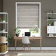Colorized Grey Silver Grain Faux Wood Blind - 50mm Slat 3169