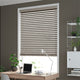 ColorizedZoom Grey Silver Grain Faux Wood Blind - 50mm Slat 3169