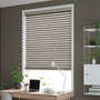 ColorizedZoom Grey Silver Grain Faux Wood Blind - 50mm Slat 3169