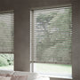 ColorizedZoom Pebble Grey Faux Wood Blind - 50mm Slat 3171