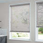 ColorizedZoom Harbour Grey Faux Wood Blind - 50mm Slat 3170