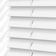 ColorizedPLA Pristine White Faux Wood Blind - 50mm Slat 3159