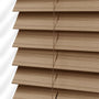 ColorizedPLA Chestnut Faux Wood Blind - 50mm Slat 3153