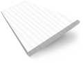 ColorizedSwatch Ice White Faux Wood Blind - 50mm Slat sample image 3156