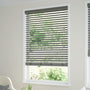 ColorizedZoom Cosmopolitan Storm Cloud Wooden Blind - 50mm Slat 3192