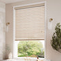 ColorizedZoom Cosmopolitan Taupe Grey Wooden Blind - 50mm Slat 3193