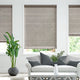 Colorized Cosmopolitan Tranquil Grey Wooden Blind - 50mm Slat 3194