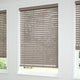 ColorizedZoom Cosmopolitan Tranquil Grey Wooden Blind - 50mm Slat 3194