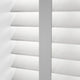 ColorizedPLA Tampa Cool White & Silver Faux Wood Blind - 50mm Slat 3216