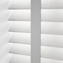 ColorizedPLA Tampa Cool White & Silver Faux Wood Blind - 50mm Slat 3216