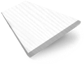 ColorizedSwatch Tampa Alpine White Faux Wood Blind - 50mm Slat sample image 3218