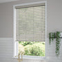 ColorizedZoom Tampa Tonal Grey Faux Wood Blind - 50mm Slat 3219