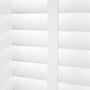 ColorizedPLA Brightest White and Glacial White Wooden Blind - 50mm Slat 8773
