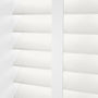 ColorizedPLA Chiffon White & Glacial White Wooden Blind - 50mm Slat 3259