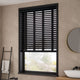 ColorizedZoom Dark Storm & Noir Wooden Blind - 50mm Slat 3260