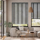 Colorized Husky Grey & Noir Wooden Blind - 50mm Slat 3262