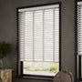 ColorizedZoom Pale Grey & Elephant Grey Wooden Blind - 50mm Slat 3264