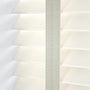 ColorizedPLA Vintage White & Sage Wooden Blind - 50mm Slat 3270