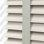ColorizedPLA Birch Bark & Nickel Faux Wood Blind - 50mm Slat 3274