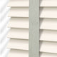 ColorizedPLA Eggshell & Nickel Faux Wood Blind - 50mm Slat 3280