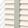 ColorizedPLA Eggshell & Nickel Faux Wood Blind - 50mm Slat 3280