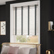 ColorizedZoom Grey Goose & Anthracite Faux Wood Blind - 50mm Slat 3282