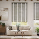 Colorized Smokey Ash & Chalk Faux Wood Blind - 50mm Slat 3289