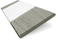 ColorizedSwatch Smokey Ash & Chalk Faux Wood Blind - 50mm Slat sample image 3289