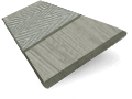 ColorizedSwatch Smokey Ash & Smoke Faux Wood Blind - 50mm Slat sample image 3290