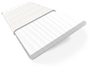 ColorizedSwatch Frost White & Tundra Faux Wood Blind - 50mm Slat sample image 3281