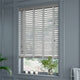ColorizedZoom Ash Grey Grain & Smoke Faux Wood Blind - 50mm Slat 3297