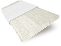 ColorizedSwatch Chalk White Grain & Chalk Faux Wood Blind - 50mm Slat sample image 3298
