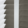 ColorizedPLA Cobblestone Grey & Chalk Faux Wood Blind - 50mm Slat 3300
