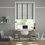 Colorized Harbour Grey & Jet Faux Wood Blind - 50mm Slat 3305