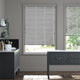 Colorized Harbour Grey & Smoke Faux Wood Blind - 50mm Slat 3306