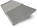 ColorizedSwatch Harbour Grey & Smoke Faux Wood Blind - 50mm Slat sample image 3306