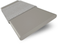ColorizedSwatch Pebble Grey & Smoke Faux Wood Blind - 50mm Slat sample image 3308