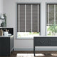 Colorized Steeple Grey & Chalk Faux Wood Blind - 50mm Slat 3310
