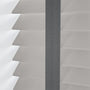 ColorizedPLA Turtle Dove Grey & Anthracite Faux Wood Blind - 50mm Slat 3312