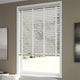 ColorizedZoom Turtle Dove Grey & Tundra Faux Wood Blind - 50mm Slat 3313