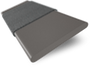 ColorizedSwatch Steeple Grey & Anthracite Faux Wood Blind - 50mm Slat sample image 3309